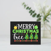 Frohe Weihnachtsbaum-34564 Postkarte (Stehend Vorderseite)