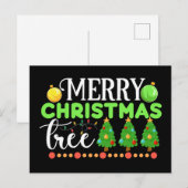 Frohe Weihnachtsbaum-34564 Postkarte (Vorne/Hinten)