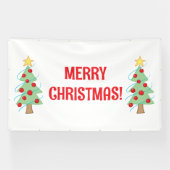 Frohe Weihnachtsbaum-Banner Banner (Horizontal)