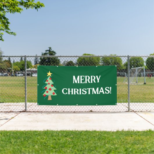 Frohe Weihnachtsbaum-Banner Banner (Insitu)