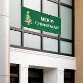 Frohe Weihnachtsbaum-Banner Banner (Äußeres Gebäude)