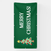 Frohe Weihnachtsbaum-Banner Banner (Vertikal)