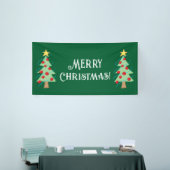 Frohe Weihnachtsbaum-Banner Banner (Messeveranstaltung)