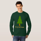 Frohe Weihnachtsbaum, bearbeiten Text T-Shirt (Vorne ganz)