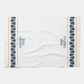 Frohe Weihnachtsbaum Border Kitchtuch Geschirrtuch (Horizontal)