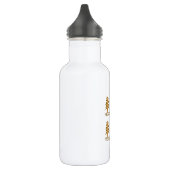 Frohe Weihnachtsbaum Candy Rotes Gold Edelstahlflasche (Links)