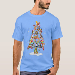 Frohe Weihnachtsbaum der Katzen nicht selten T-Shirt