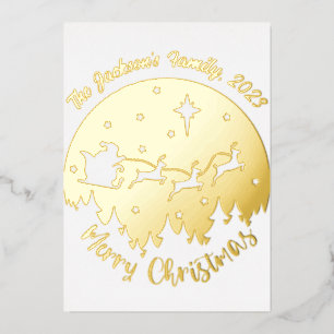 Frohe Weihnachtsbaum ein Foto niedlicher Typ Folien Feiertagskarte