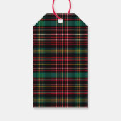 Frohe Weihnachtsbaum-Feier Geschenkanhänger (Rückseite)