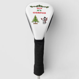 Frohe Weihnachtsbaum Feiertage Snowman Geschenk Golf Headcover