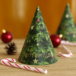 Frohe Weihnachtsbaum Festive Paper Party Hat Partyhütchen