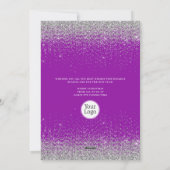 Frohe Weihnachtsbaum Firmenfeiertag Feiertagskarte (Rückseite)