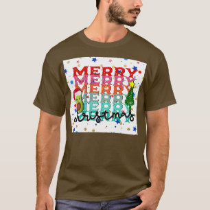 Frohe Weihnachtsbaum fröhlich T-Shirt