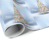 Frohe Weihnachtsbaum Geschenkpapier (Rolleneckpunkt)
