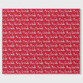Frohe Weihnachtsbaum Geschenkpapier (Flach)