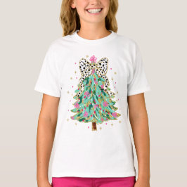 Frohe Weihnachtsbaum Gezeichnet T Shirt