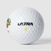 Frohe Weihnachtsbaum gibt Dekoration Golfball (Logo)