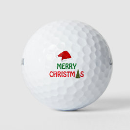 Frohe Weihnachtsbaum gibt Dekoration Golfball