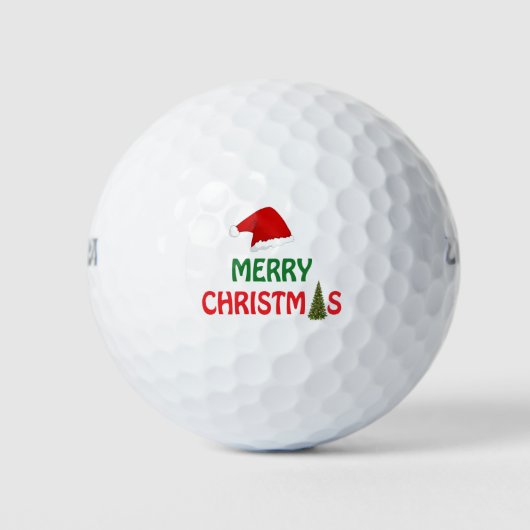 Frohe Weihnachtsbaum gibt Dekoration Golfball (Vorderseite)