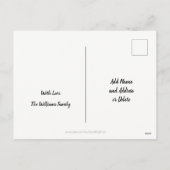 Frohe Weihnachtsbaum Gold Look Elegante Karte (Rückseite)