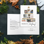 Frohe Weihnachtsbaum Gold-Star Foto Collage Feiertagskarte<br><div class="desc">Feiern Sie die Freude und Wärme der Feriensaison mit unserer "Frohe Weihnachtsbaum Foto Collage Holiday Card". Diese Karte ist nicht nur ein Gruß, sie ist ein herzlicher Weg, sich mit Lieben zu verbinden und die besonderen Momente zu teilen, die Ihr Jahr glänzen lassen. 🌲 Weihnachtsbaumkollektion: Erleben Sie die Urlaubsstimmung mit...</div>