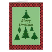 Frohe Weihnachtsbaum in Kariert (Vorne)