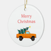 Frohe Weihnachtsbaum Keramik Ornament (Links)
