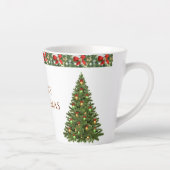 Frohe Weihnachtsbaum Latte Tasse (Rechts)