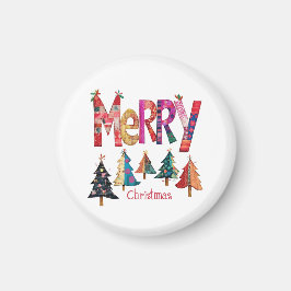 Frohe Weihnachtsbaum Magnet