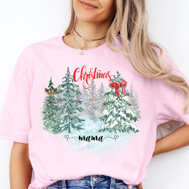 Frohe Weihnachtsbaum Mama Niedlichen Weihnachten M T-Shirt
