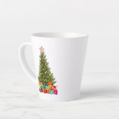 Frohe Weihnachtsbaum mit Star Presents Holiday Milchtasse (Linke Ecke)