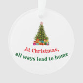 Frohe Weihnachtsbaum mit Star Presents Holiday Ornament (Vorderseite)