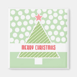 Frohe Weihnachtsbaum Moderne Weihnachtsgeschenkmag Magnet