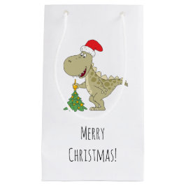 Frohe Weihnachtsbaum Niedliche Dinosaurier-Weihnac Kleine Geschenktüte