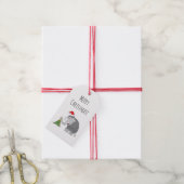 Frohe Weihnachtsbaum Niedliche Mammoth-Weihnachtsm Geschenkanhänger (Mit Garn)