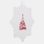 Frohe Weihnachtsbaum Ornament Karte (Rechts)