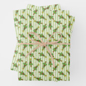 Frohe Weihnachtsbaum Ornaments Lights Star Geschenkpapier Set (Beispiel)