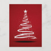 Frohe Weihnachtsbaum. Postkarte (Vorderseite)