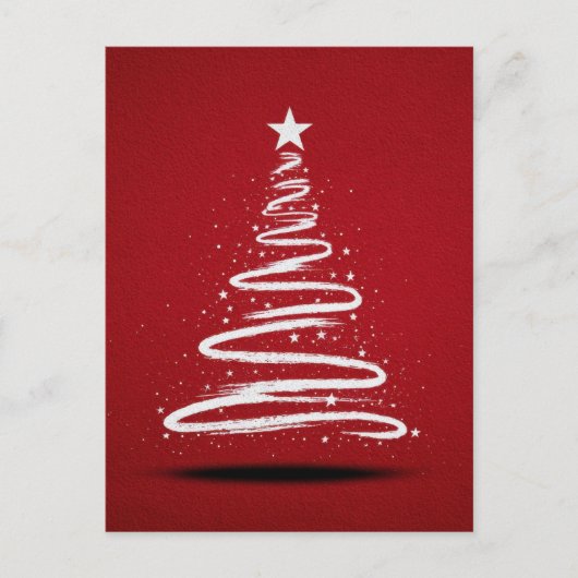 Frohe Weihnachtsbaum. Postkarte (Vorderseite)