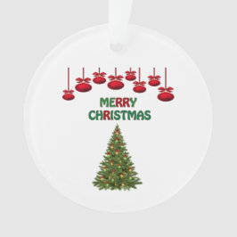 Frohe Weihnachtsbaum präsentiert Feiertag Ornament