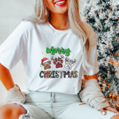 Frohe Weihnachtsbaum Print Women's T - Shirt