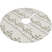 Frohe Weihnachtsbaum Rock Snowman Polyester Weihnachtsbaumdecke (Schrägansicht)