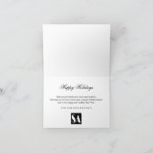 Frohe Weihnachtsbaum Snow Business-Urlaubskarte Feiertagskarte (Innenseite)