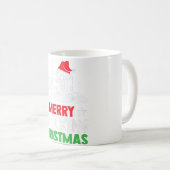 Frohe Weihnachtsbaum Stethoscope Nurse Funny Niedl Kaffeetasse (VorderseiteRechts)