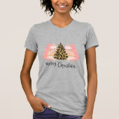 Frohe Weihnachtsbaum T-Shirt (Vorderseite)