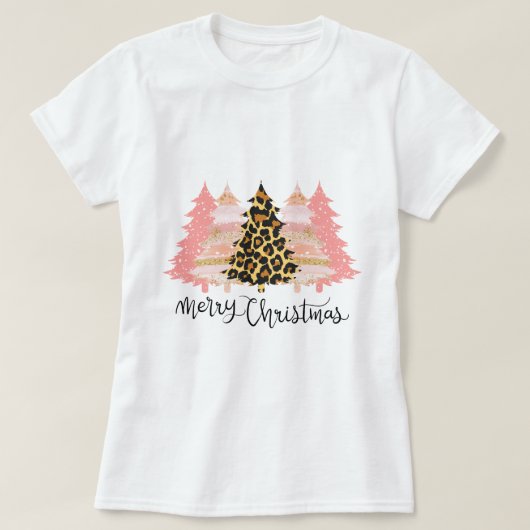 Frohe Weihnachtsbaum T-Shirt (Design vorne)