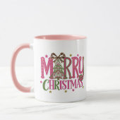 Frohe Weihnachtsbaum Tasse (Links)