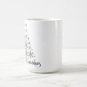 Frohe Weihnachtsbaum-Tasse Kaffeetasse (Mittel)