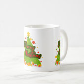 Frohe Weihnachtsbaum-Tasse Kaffeetasse (VorderseiteRechts)