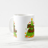 Frohe Weihnachtsbaum-Tasse Kaffeetasse (Vorderseite Links)